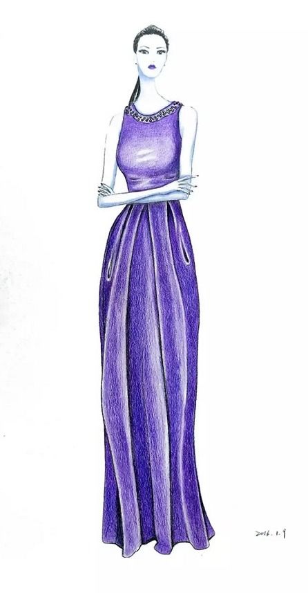 名師屋服裝手繪作品與計算機(jī)技術(shù)的融合欣賞